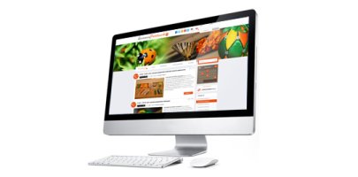 Blog wykonany w systemie CMS.