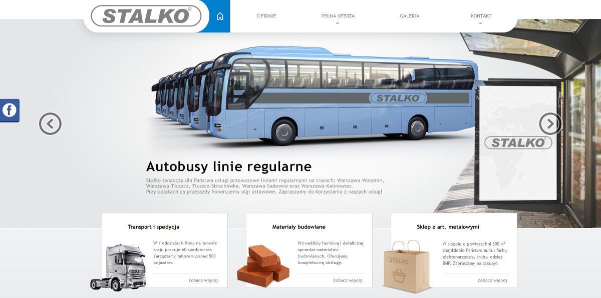Realizacja strony internetowej dla Stalko Stalko - realizacja strony www z systemem WebCMS