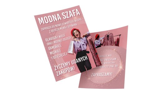 Realizacja materiałów reklamowych dla Modna Szafa